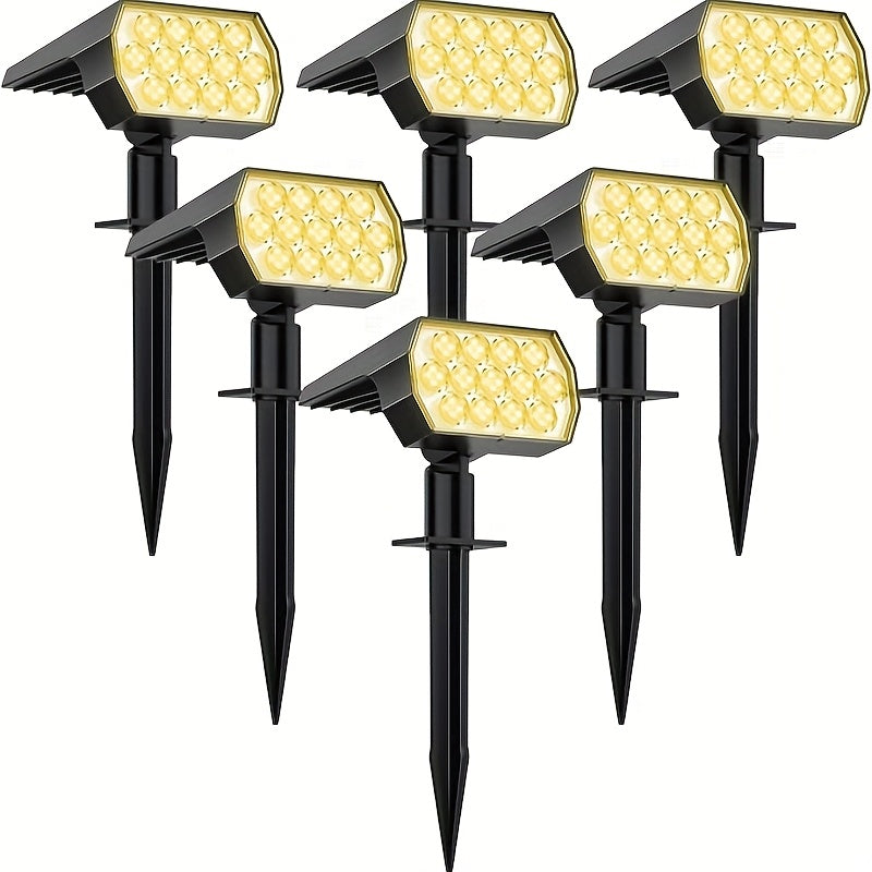 Outdoor Solar Spotlight 2 In 1 Landscape Security Light