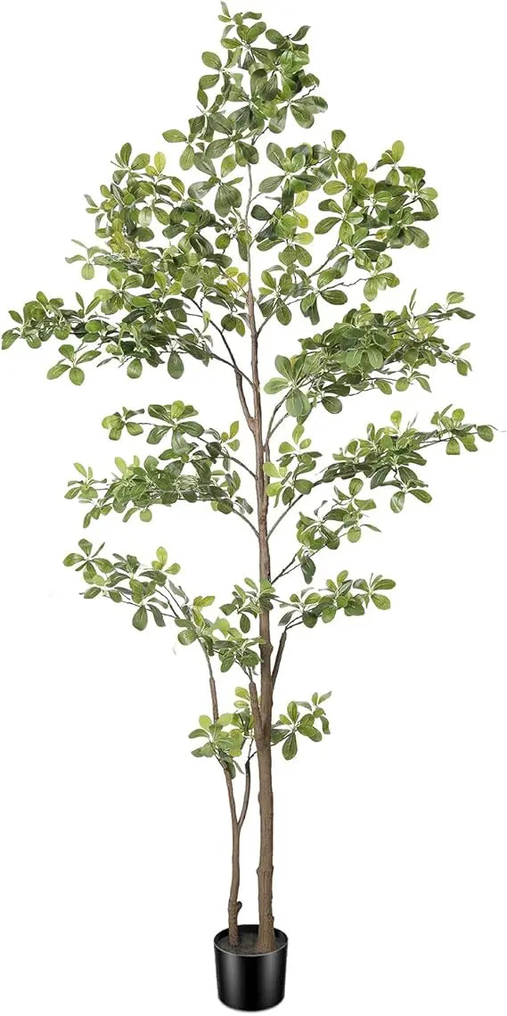 Faux Olive Tree With Natural Trunk And Realistic Leaves
