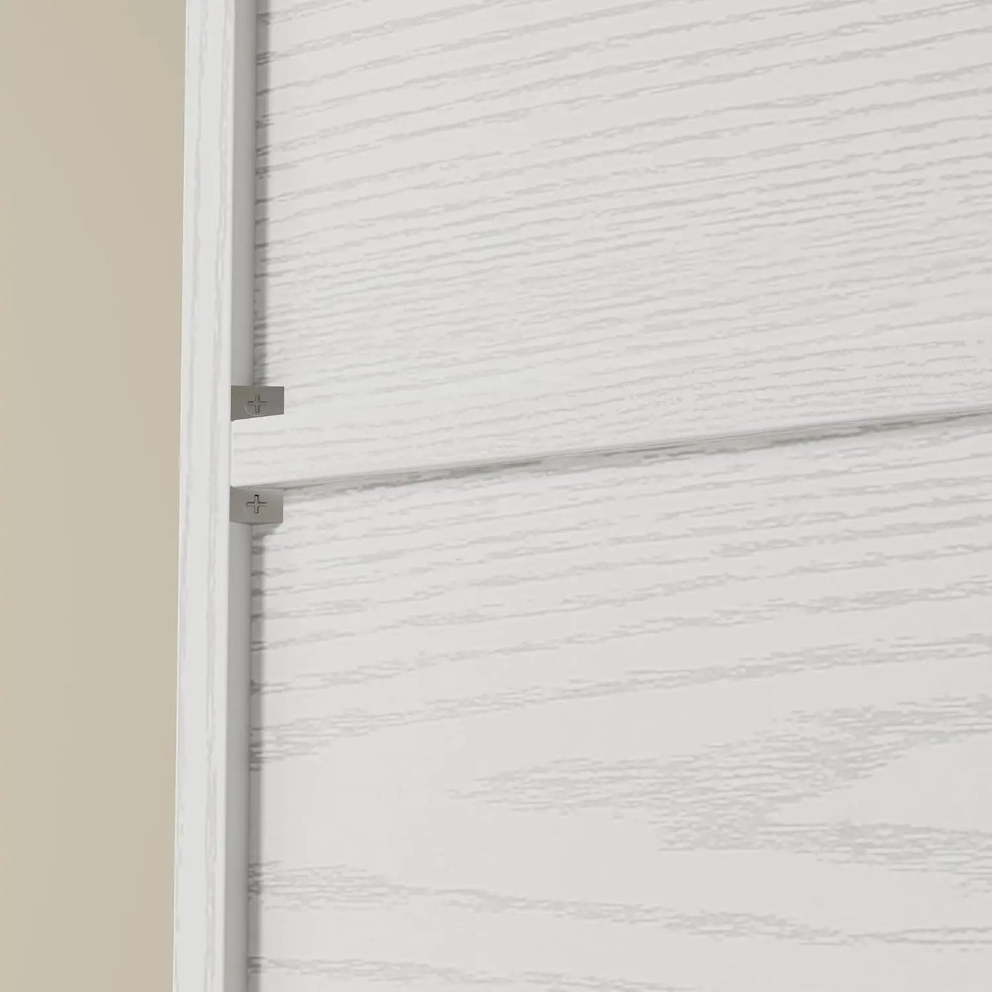 IRONCK Corner Bookshelf With Doors And 6 Tier Storage Cabinet