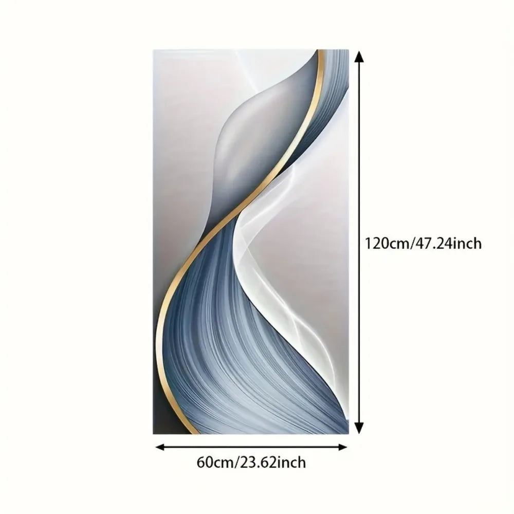 Hign-Concerned Abstract Canvas Poster With Wood Frame