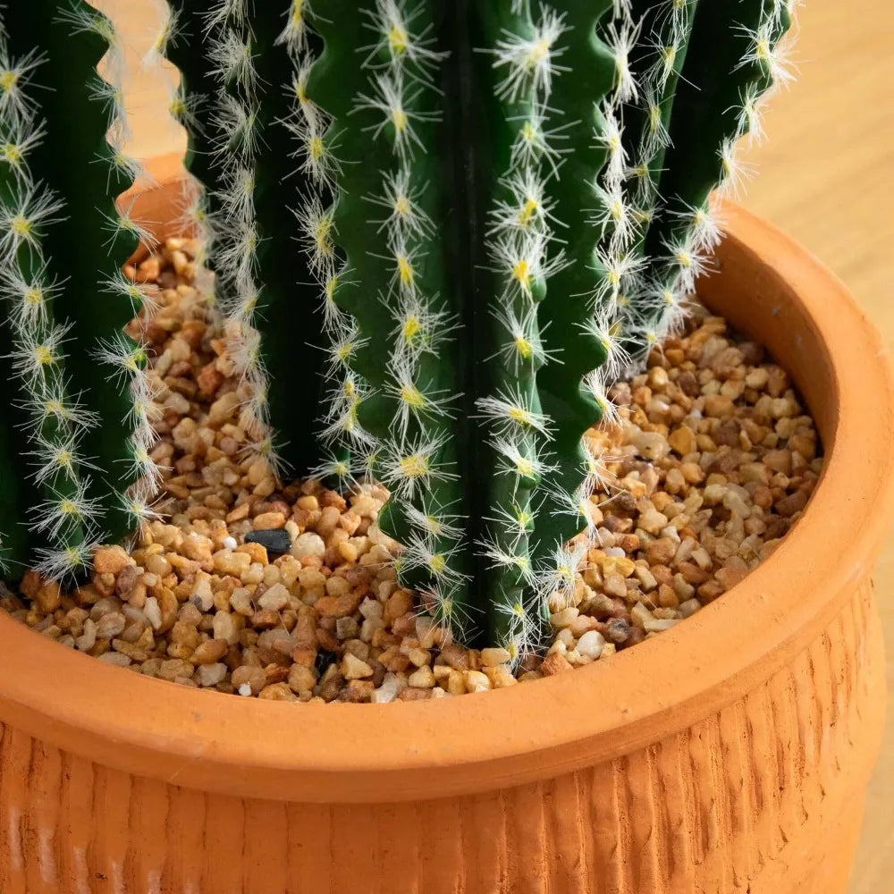 CN Guangdong Artificial Cactus In Terracotta Planter