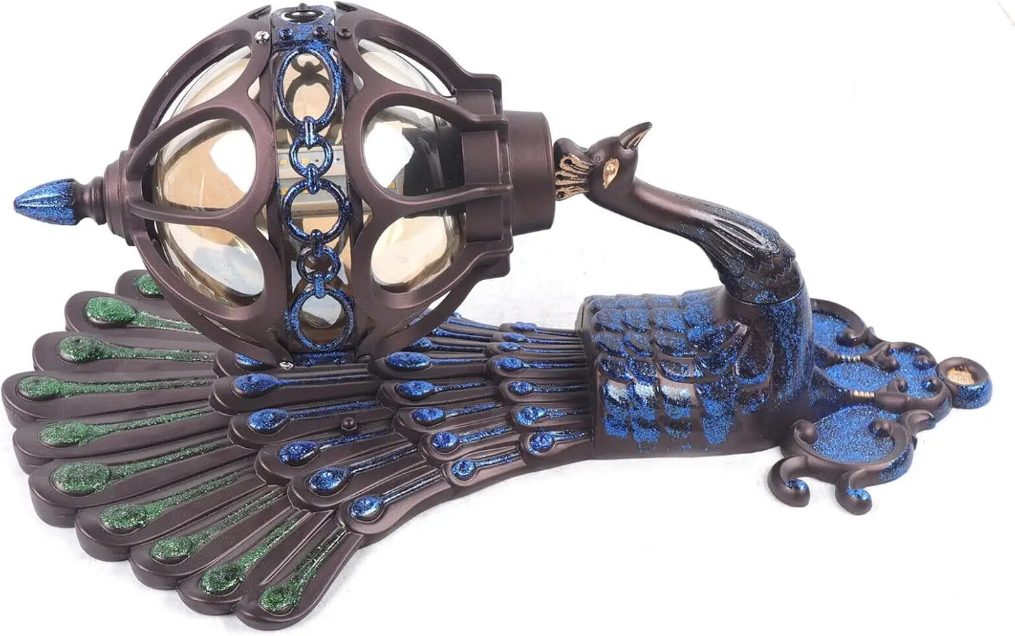 Peacock Wall Light LED Sconce Antique Waterproof IP65