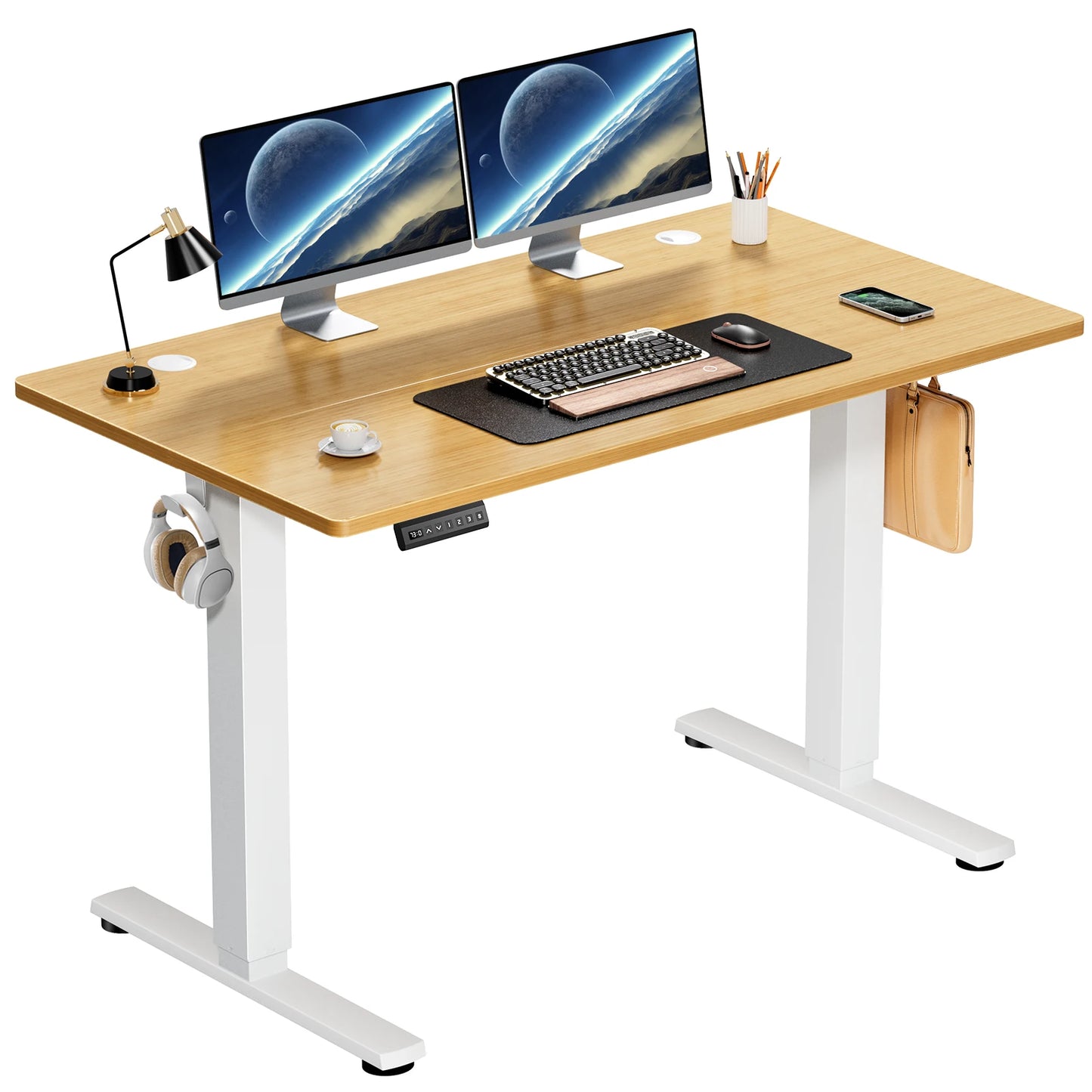 Warm Welcome Decor JHK Electric Standing Desk Adjustable