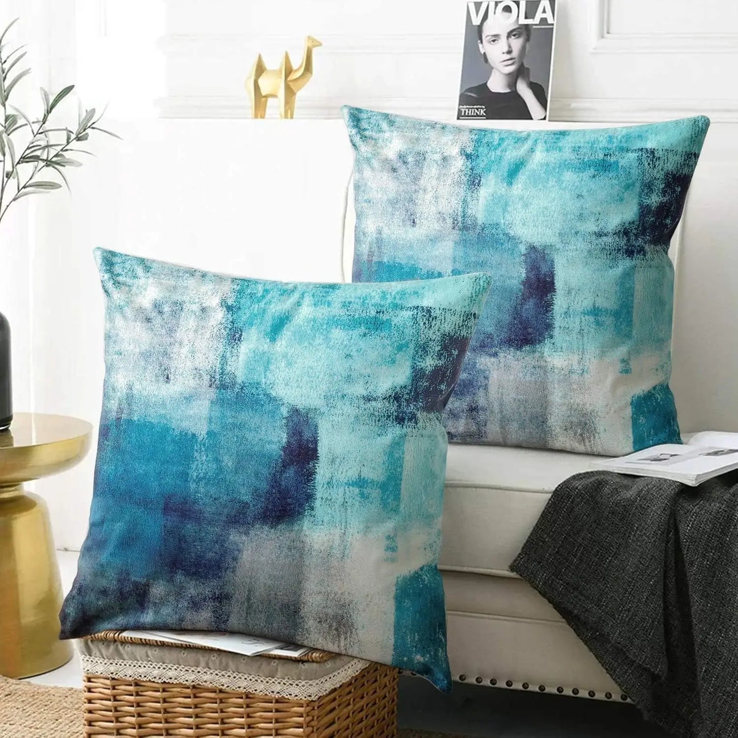 Craft of Weaving Decorative Throw Pillow Covers Set