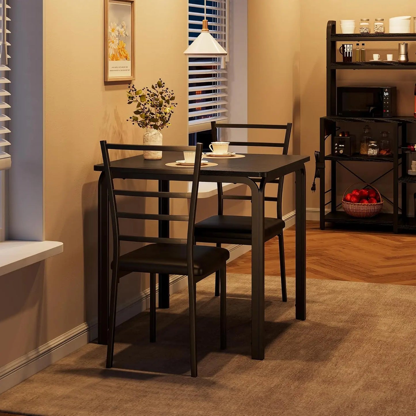 Warm Welcome Decor Modern Dining Table Set For Small Spaces