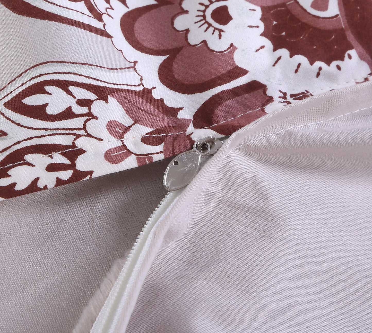 LISSTHERCN 3pc 600TC Egyptian Cotton Duvet Cover Set