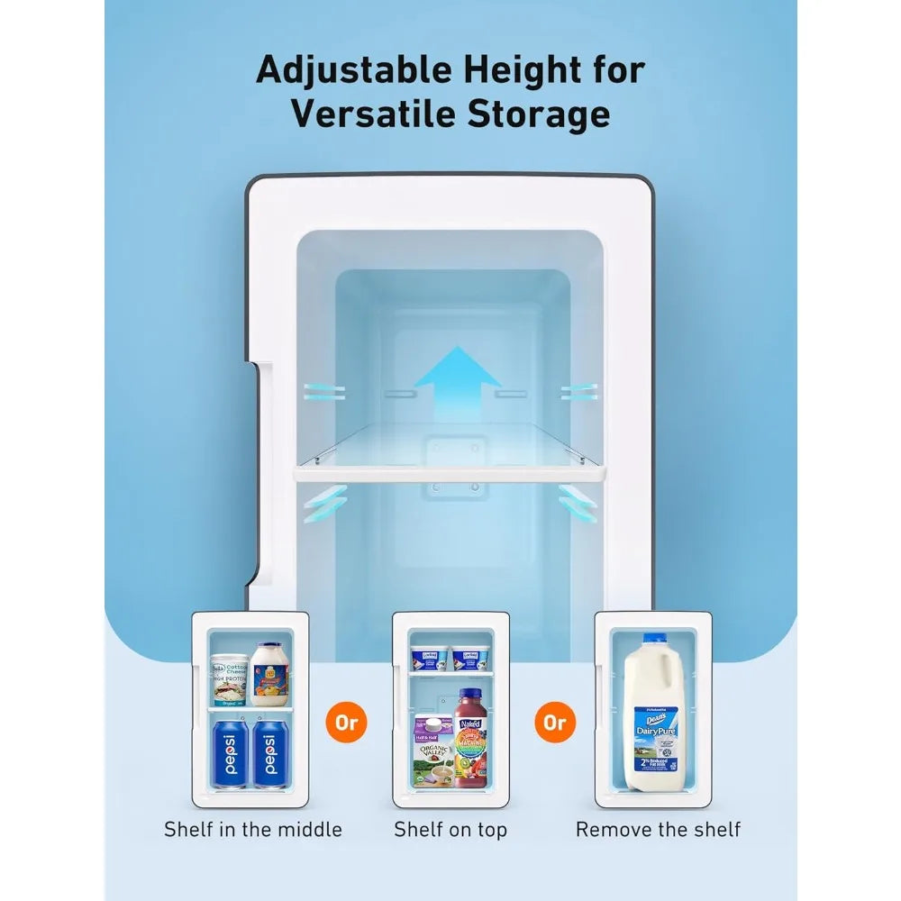 Warm Welcome Decor Mini Fridge Portable Thermoelectric Cooler