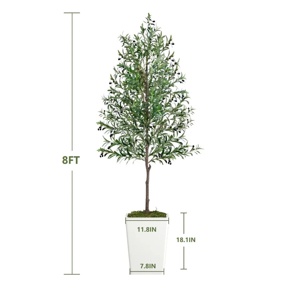 Artificial Olive Tree 8ft With Pot And Moss For Home Office