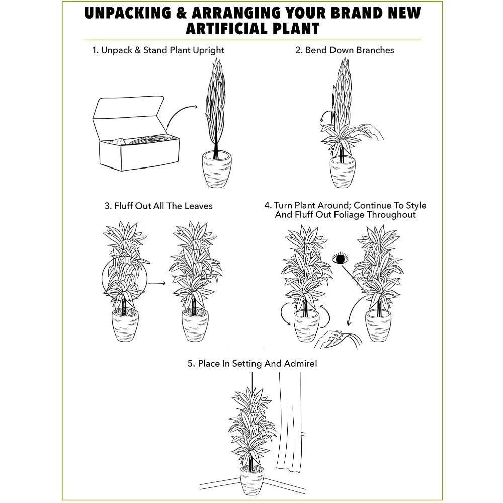 Guangdong Dracaena Triple Corn Stalk Artificial Tree