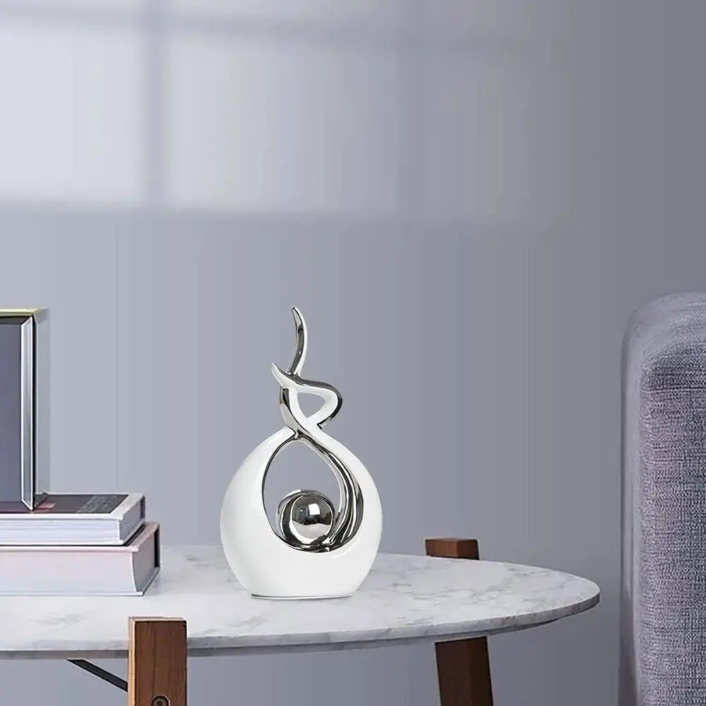 Warm Welcome Decor Modern Abstract Ceramic Statue For Home