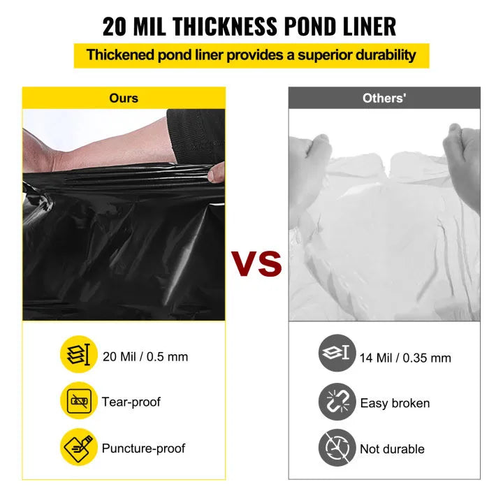 LLDPE Pond Liner Waterproof for Fish Ponds Durable