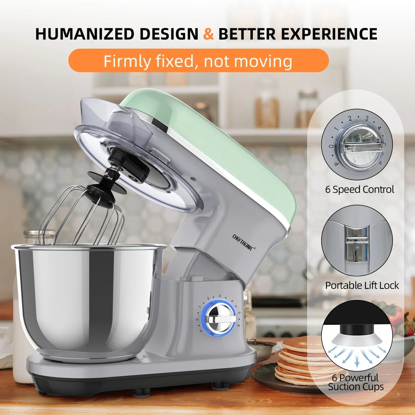 Warm Welcome Decor Cheftronic Stand Mixer Tilt Head 500W