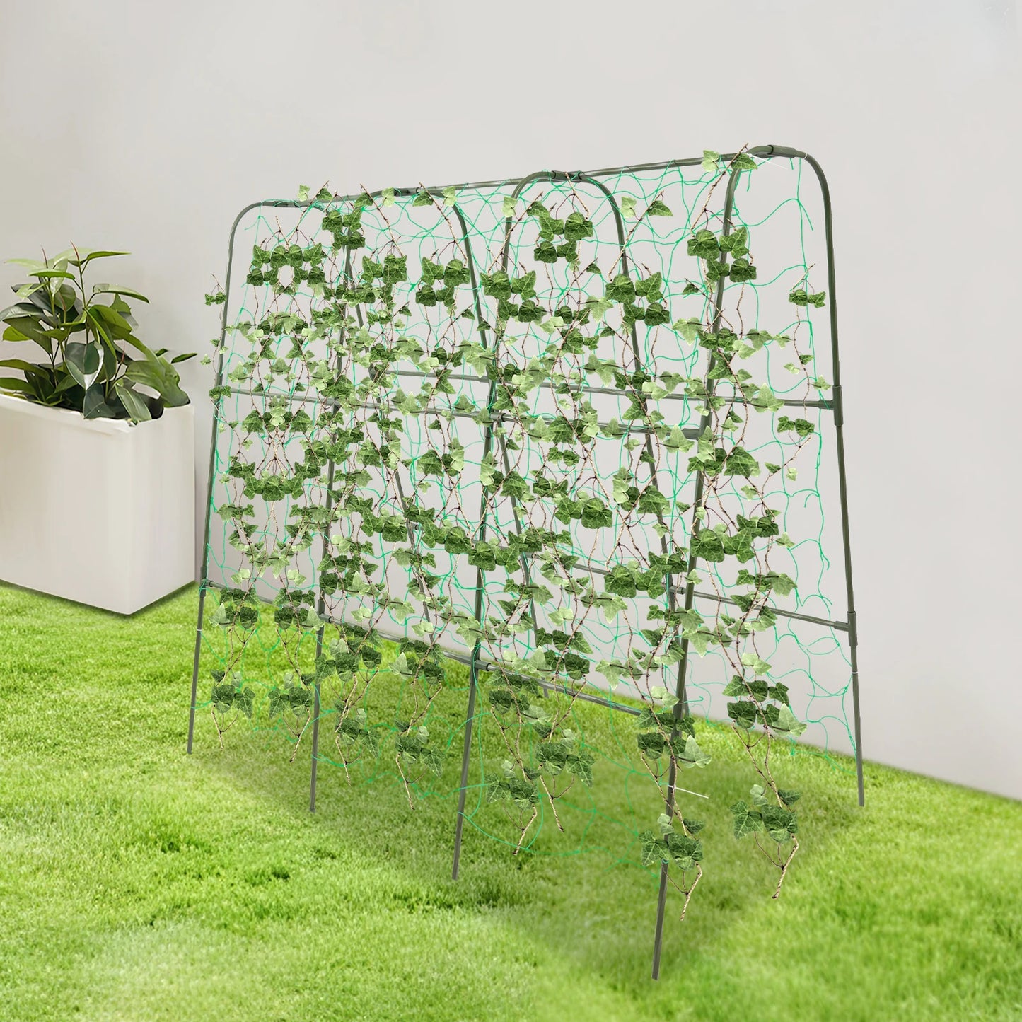 Garden Arch Trellis For Climbing Plants Steel Outdoor