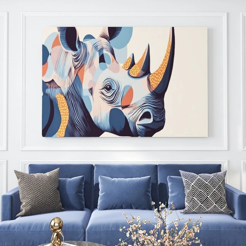 Canvas Wall Art Pine Wood Frame Bedroom