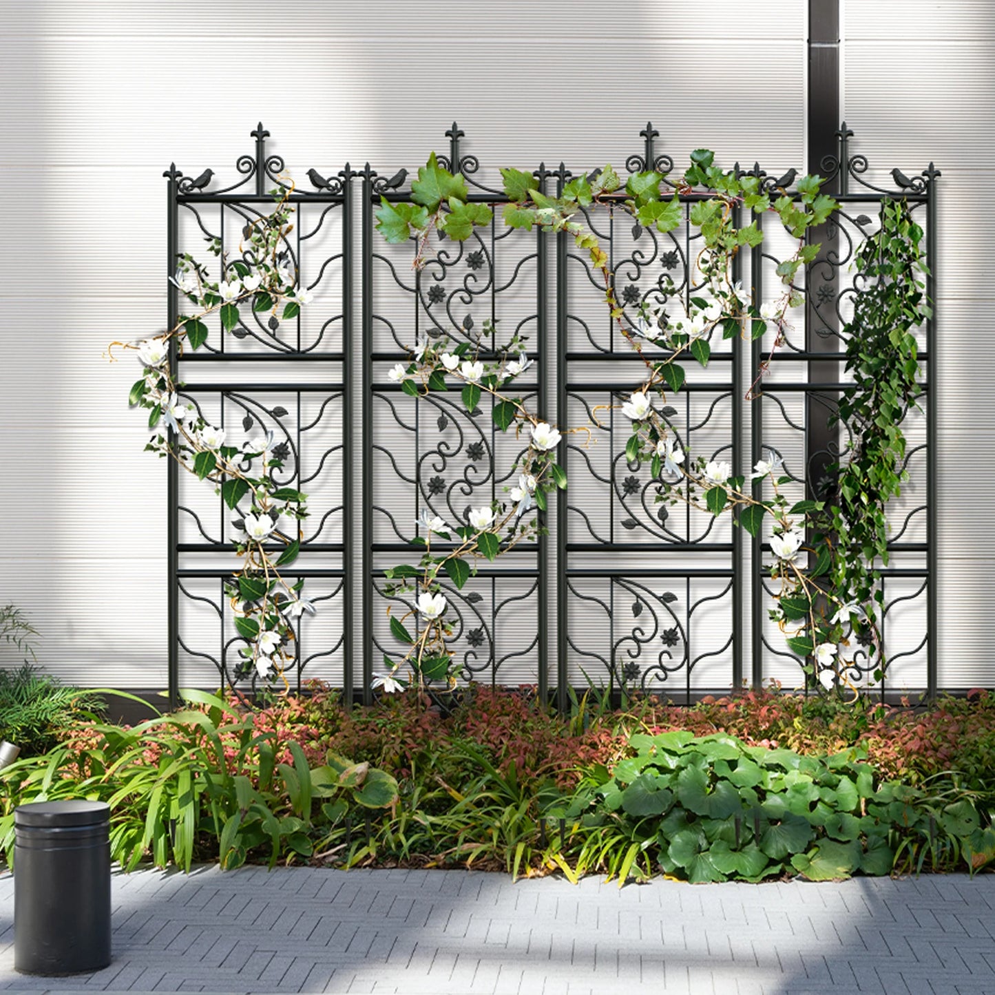 Feature Garden Trellis Metal Fence Decorative Lattice Panel