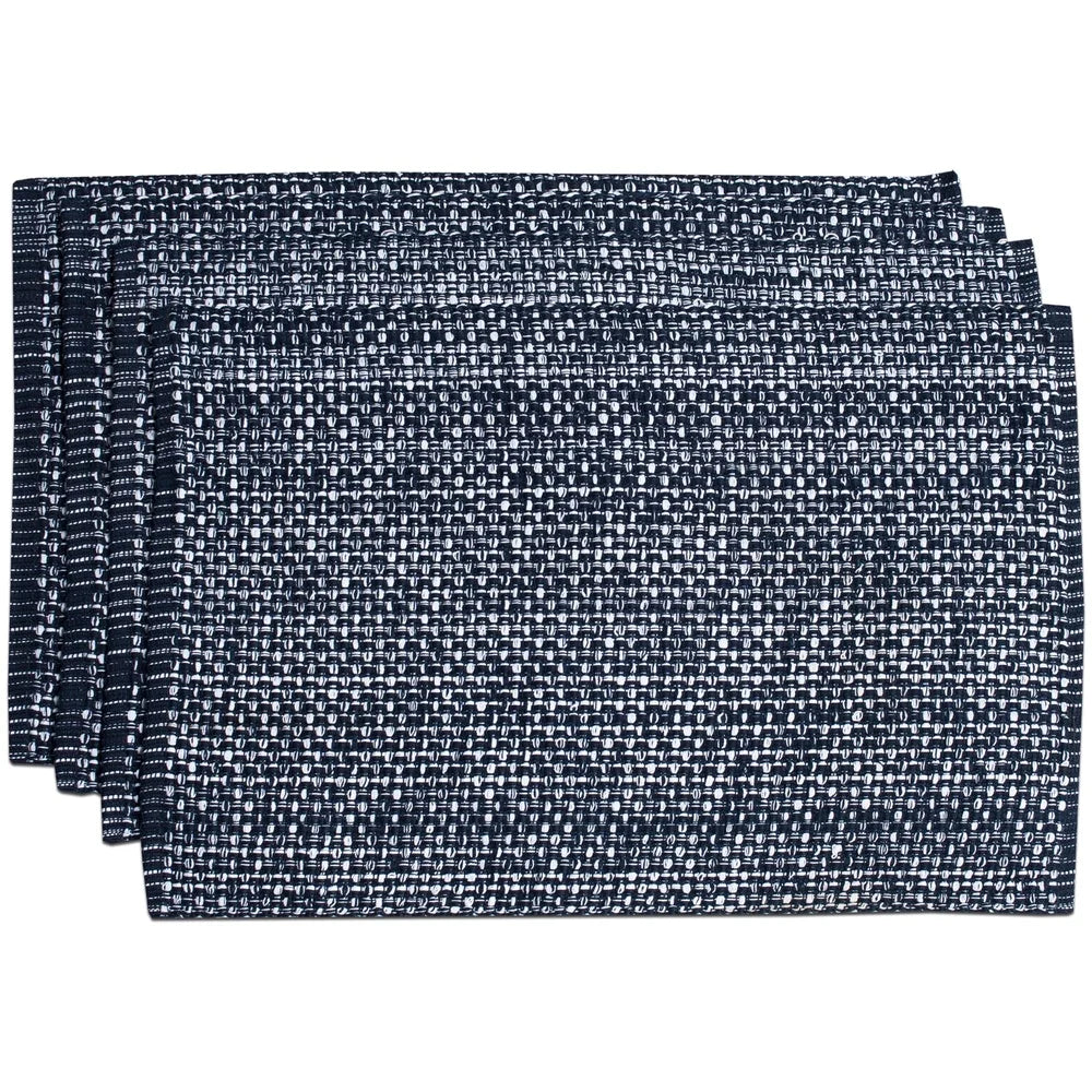 Warm Welcome Decor Cotton Woven Placemat Set Rectangle