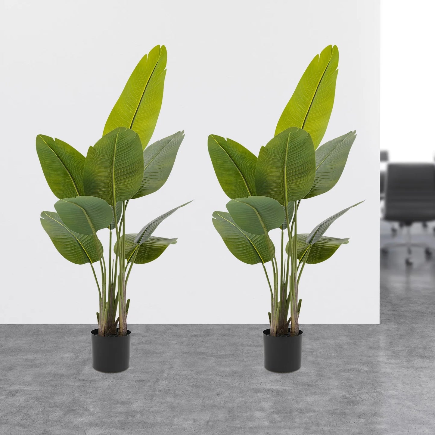 Sichuan Bonsai Artificial Potted Plants 2Pcs Floor Display