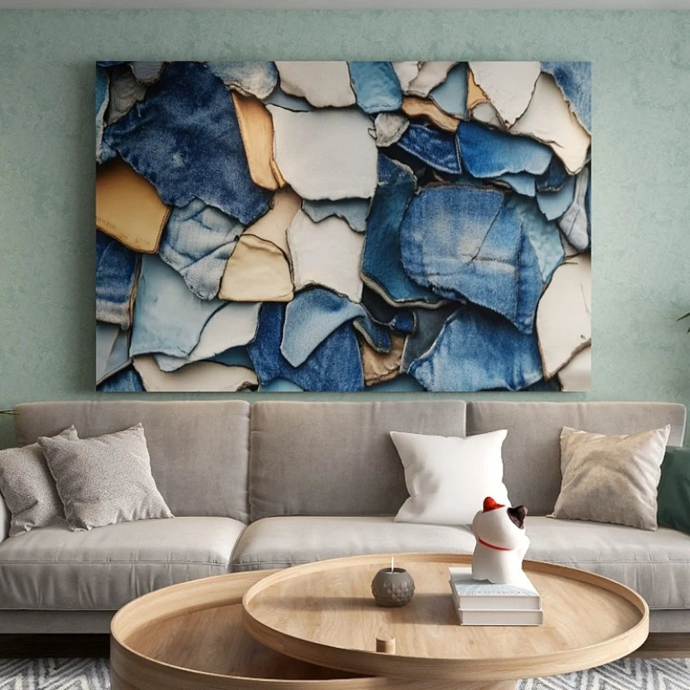 Pine Solid Wood Canvas Wall Art Birthday Gift
