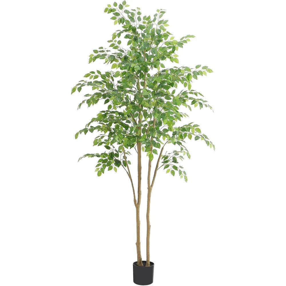 Tall UV Resistant Ficus Tree Artificial for Indoor Outdoor