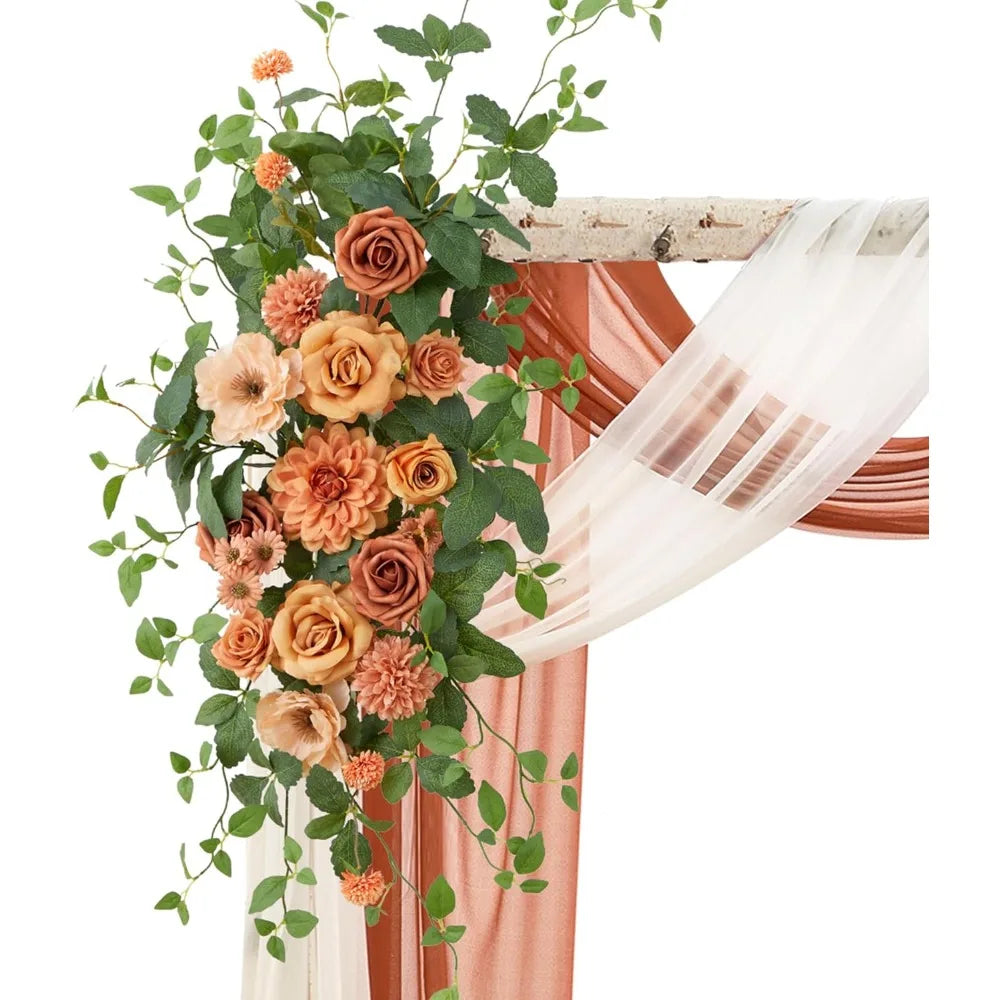 Artificial Wedding Arch Flowers Kit For Arch Decorations