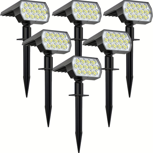 Outdoor Solar Spotlight 2 In 1 Landscape Security Light