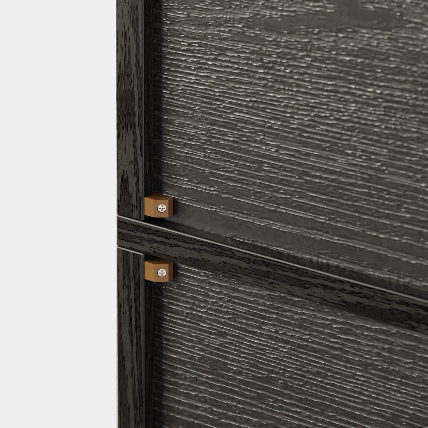 Ironck Durable Industrial Bookshelves Featuring Doors Floor Standing Six Shelves