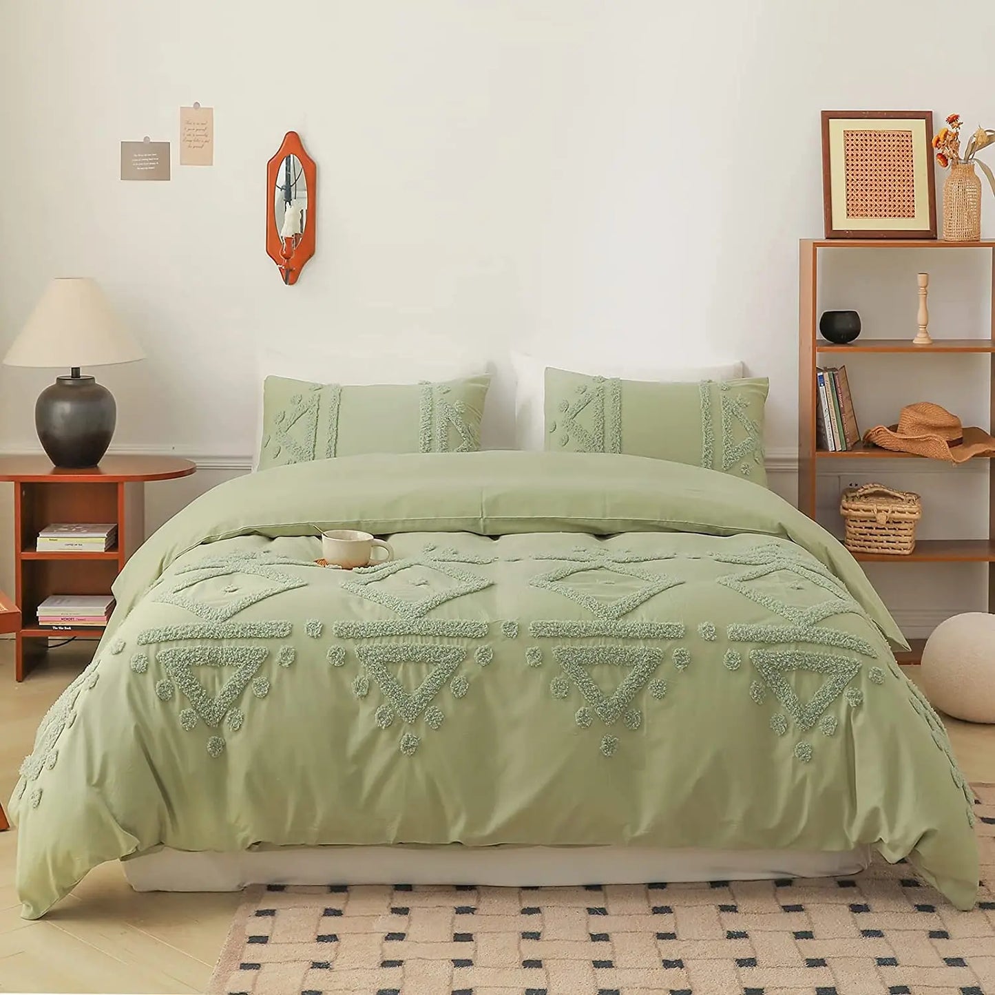 Simple Opulence Bedding Set 3 Piece 100 Cotton Duvet Cover