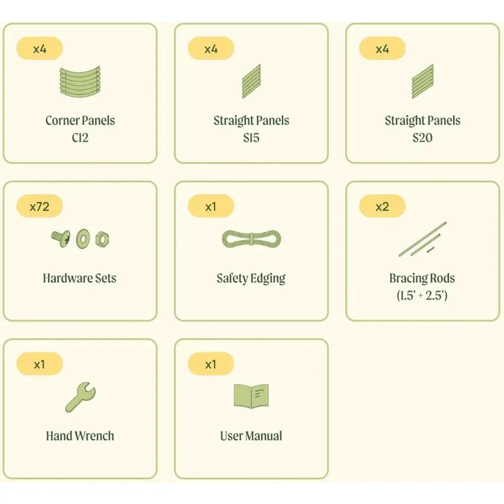 Raised Garden Bed Kit 10 In 1 Modular Metal Planter