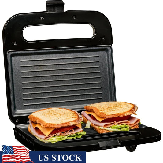 Warm Welcome Decor Panini Press Grill With Nonstick Plates