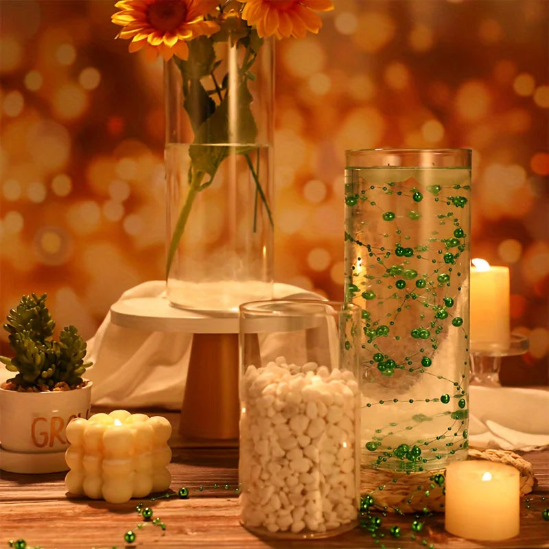 Warm Welcome Decor Glass Cylinder Vase Set 12 Piece