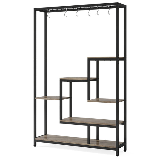 Tribesigns 5 Tier Indoor Plant Stand Metal Shelf Unit