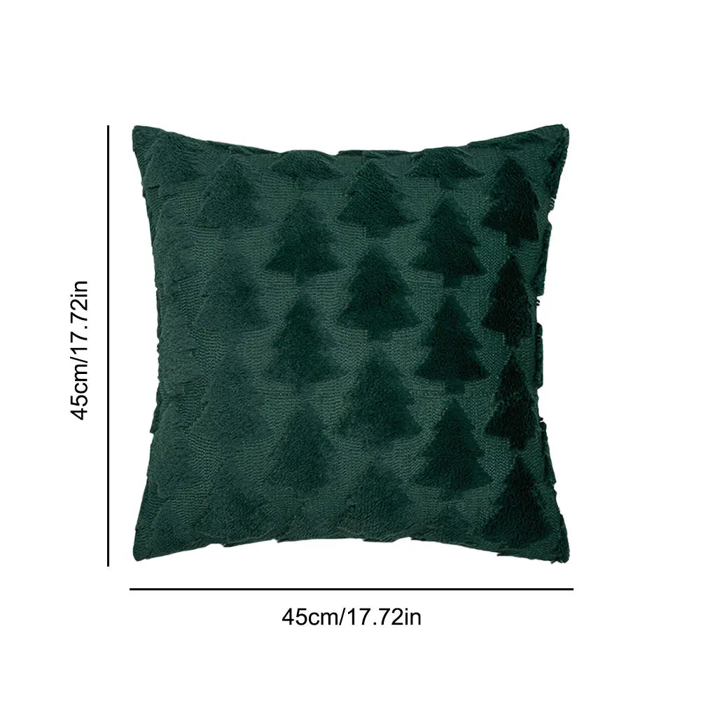 Craft of Weaving Christmas Pillow Covers Plush Cushion Case Sofa
