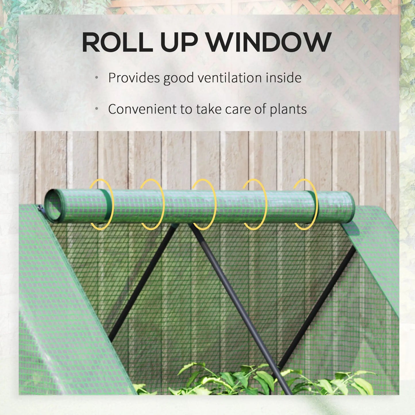 Outsunny Steel Raised Garden Planter Kit With Greenhouse
