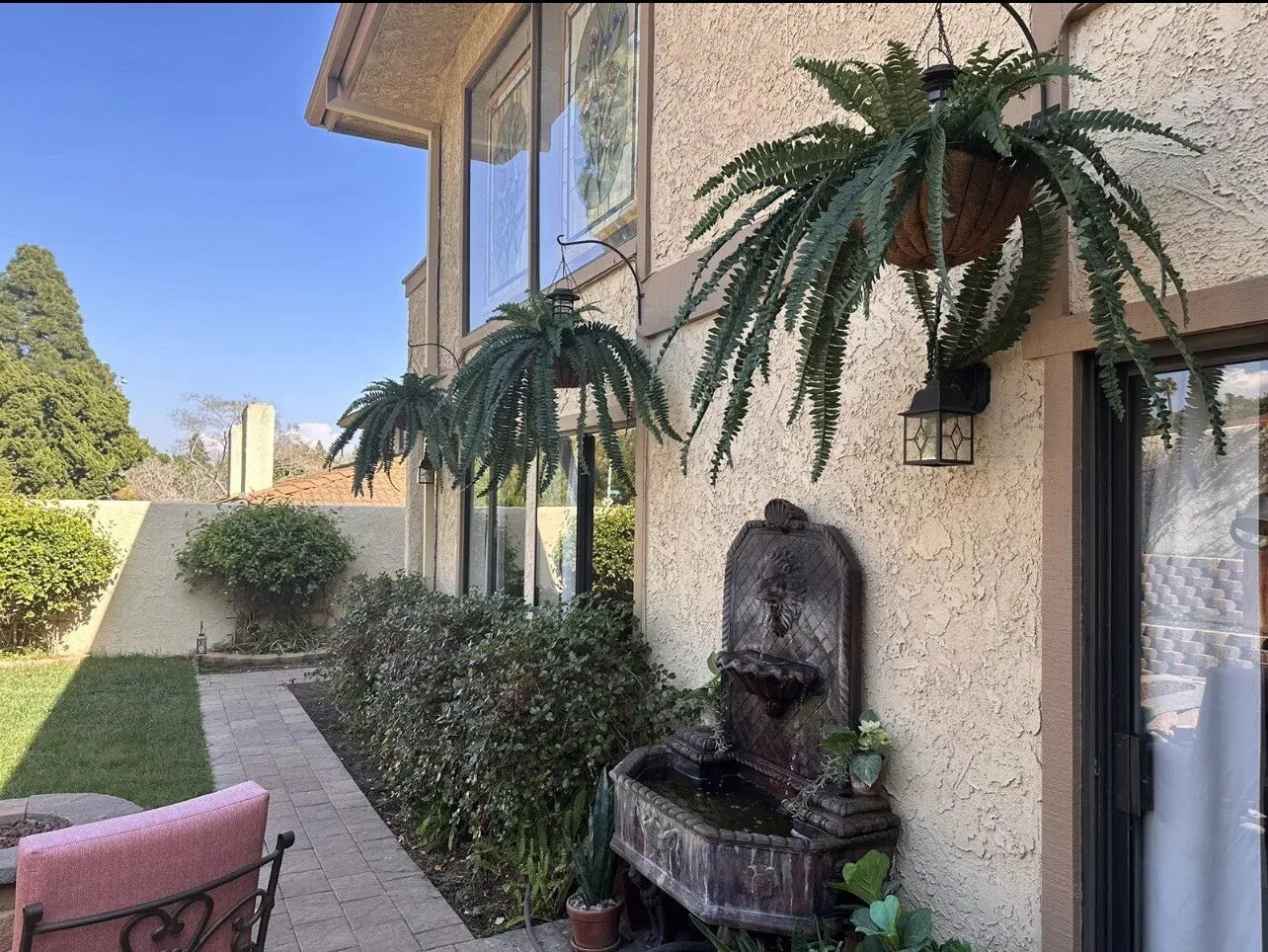 Guangdong Boston Fern Artificial Bush Plant For Home Decor