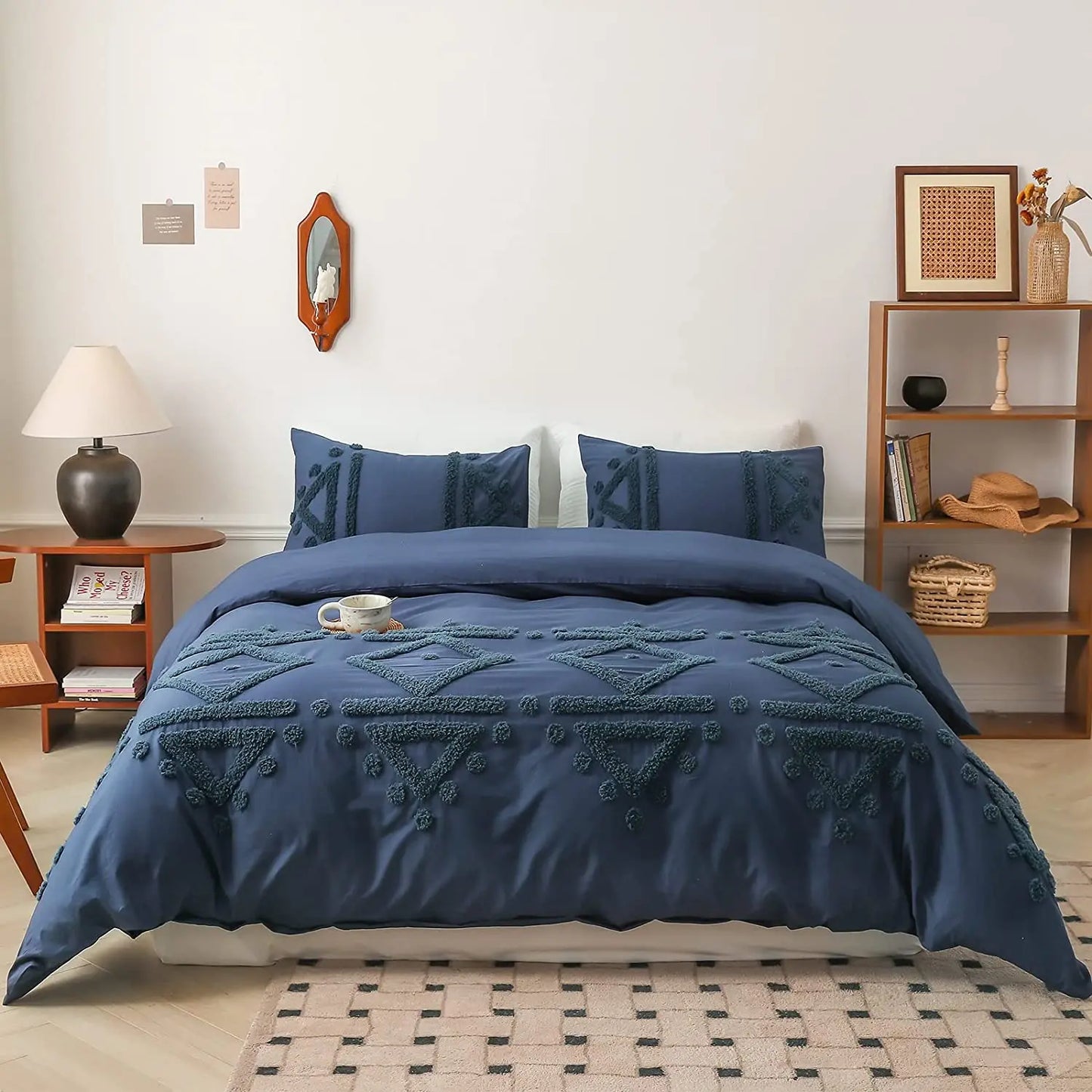 Simple Opulence Bedding Set 3 Piece 100 Cotton Duvet Cover