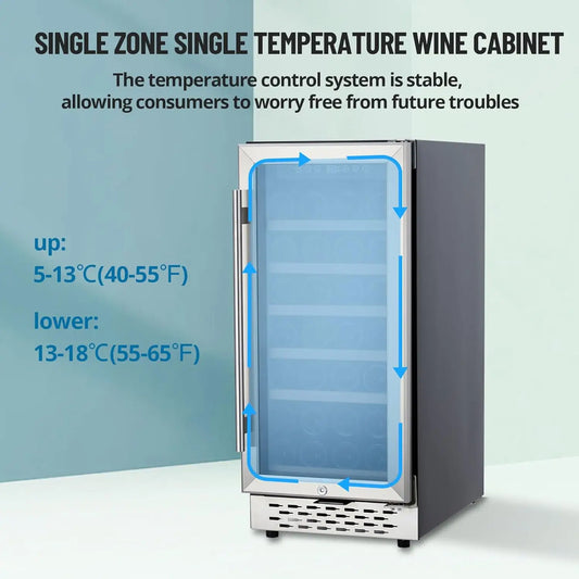 Warm Welcome Decor Wine Refrigerator Temp Control Led