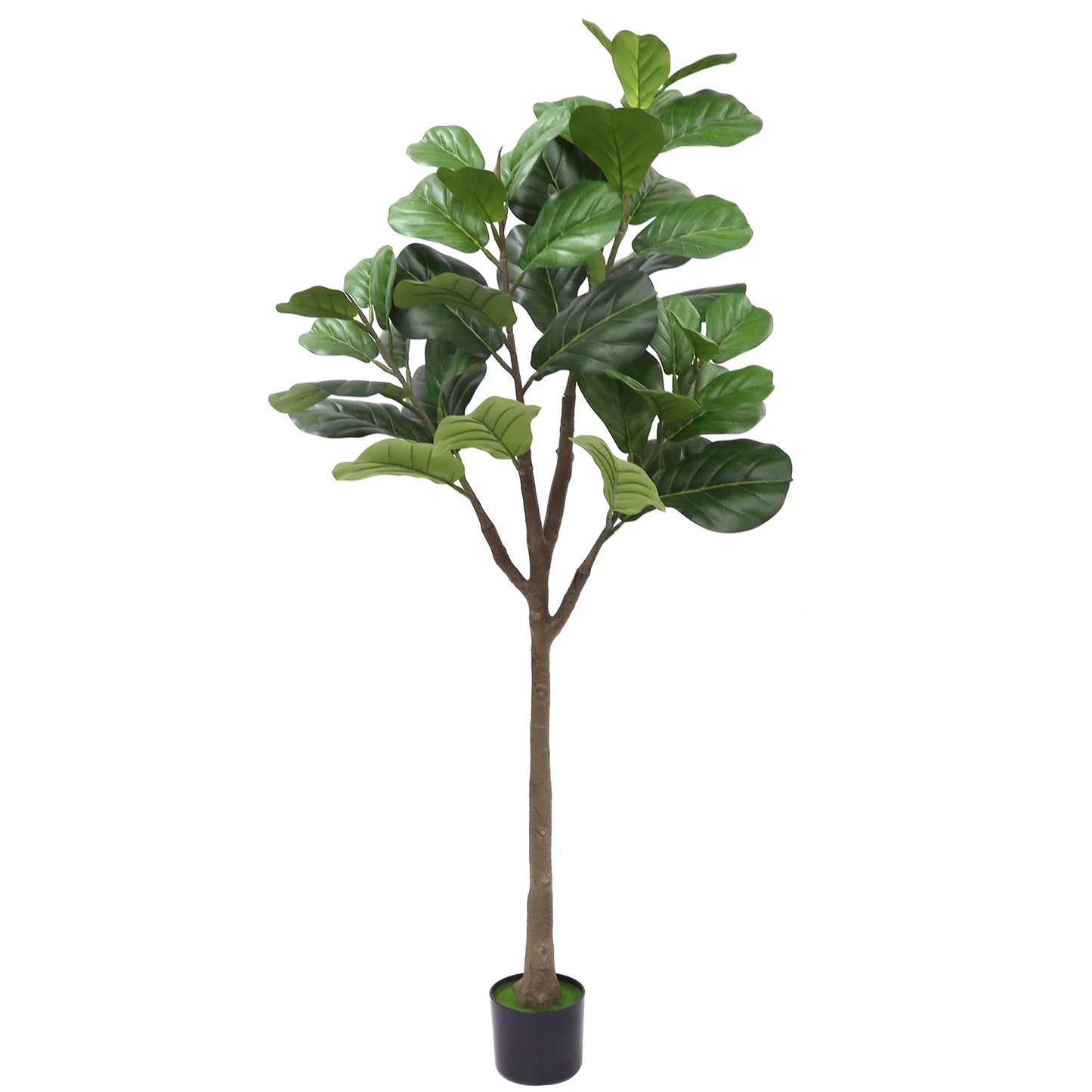 HiMIS Artificial Fiddle Leaf Fig Tree in Pot for Living