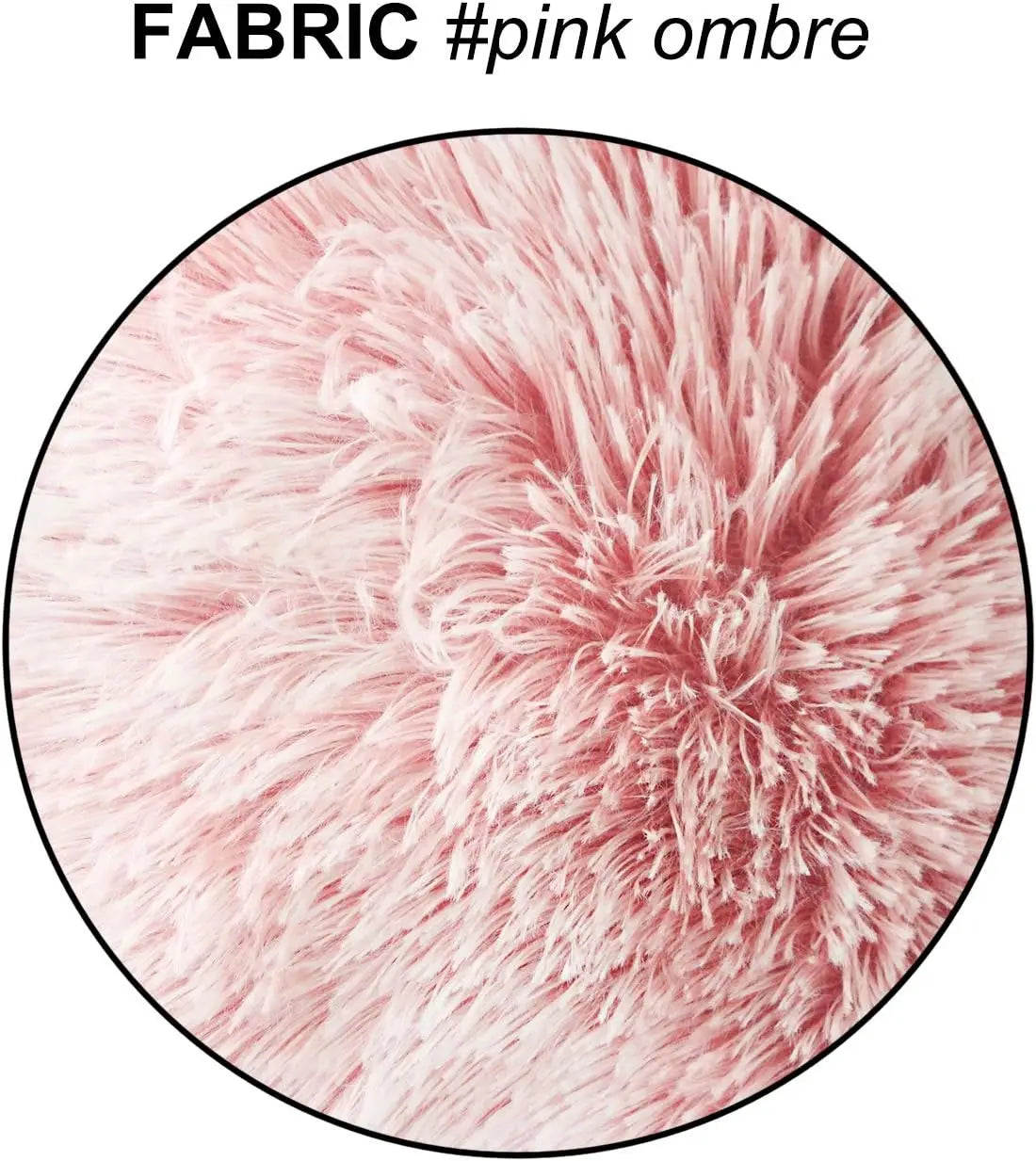 Craft of Weaving Fluffy Accent Pillow Cover Faux Fur Throw