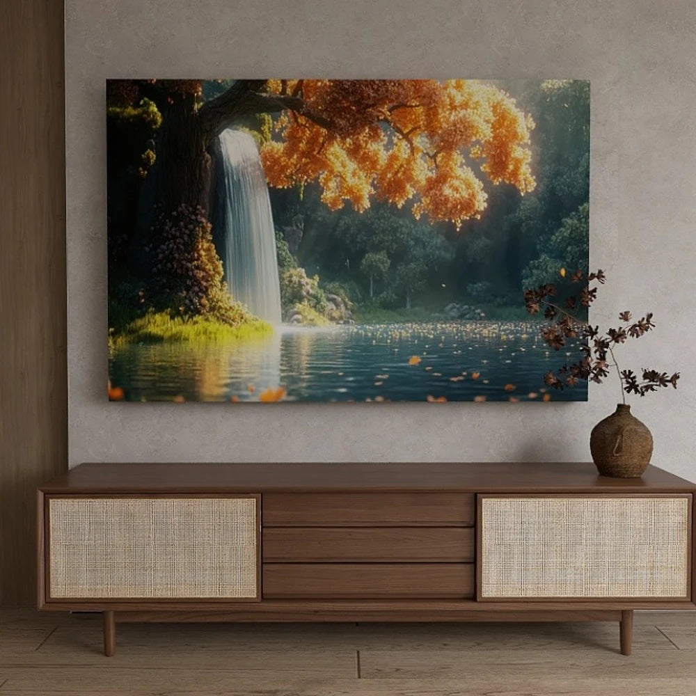 Pine Canvas Wall Art Frame for Living Room