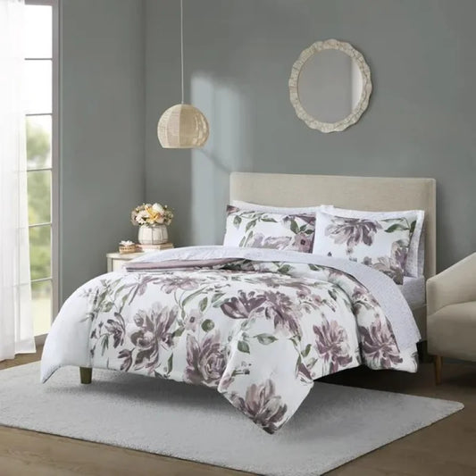 Zhejiang Floral Bed In A Bag Set Duvet Cover And Shams