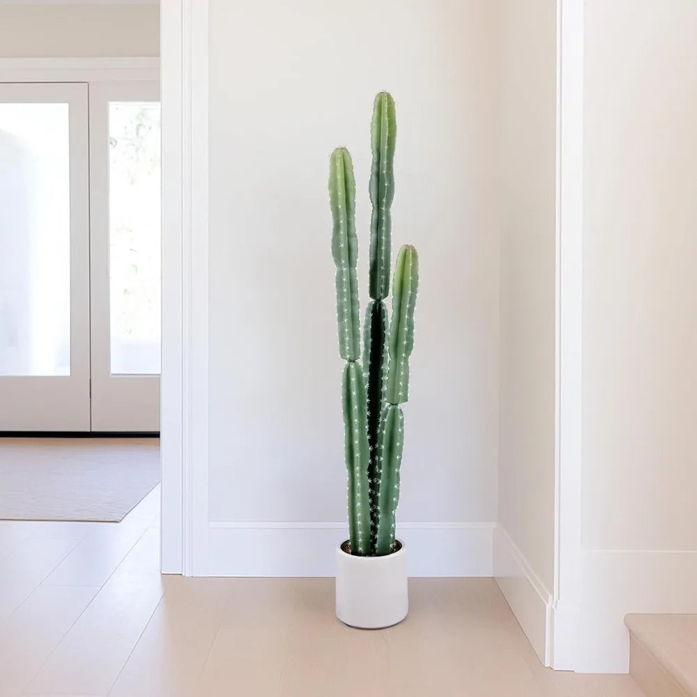 Color Artificial Cactus Indoor Decor Faux Plant For Home