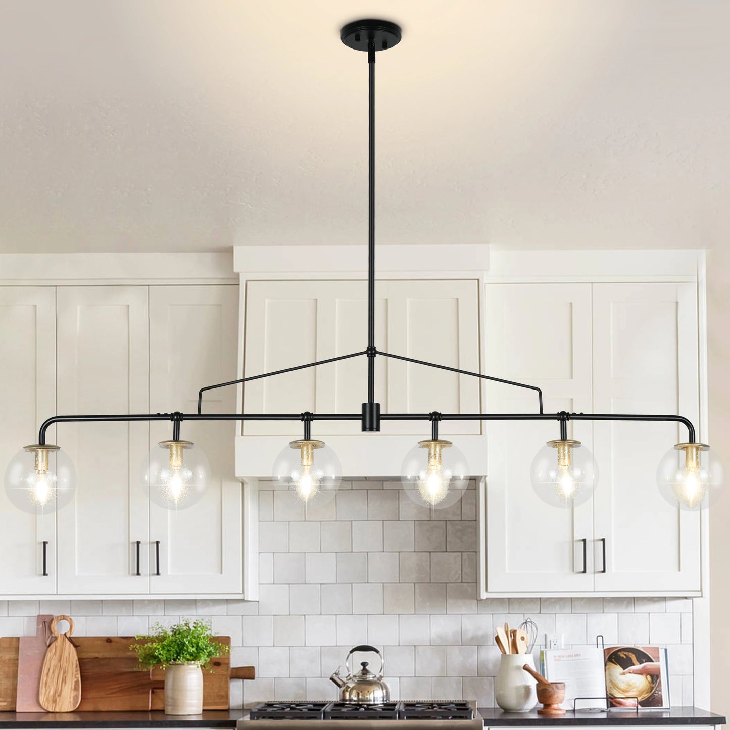 Island Lights Kitchen Linear Chandelier For Dining Room