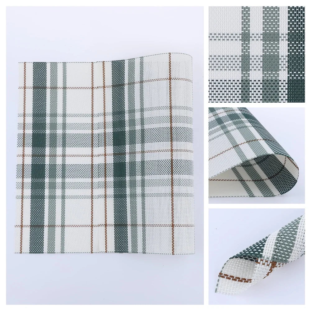 Warm Welcome Decor Washable Placemats Waterproof Non Slip