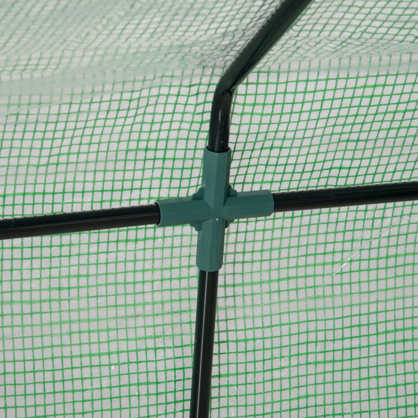 Outsunny Garden Greenhouse with PE Mesh Cover and Windows