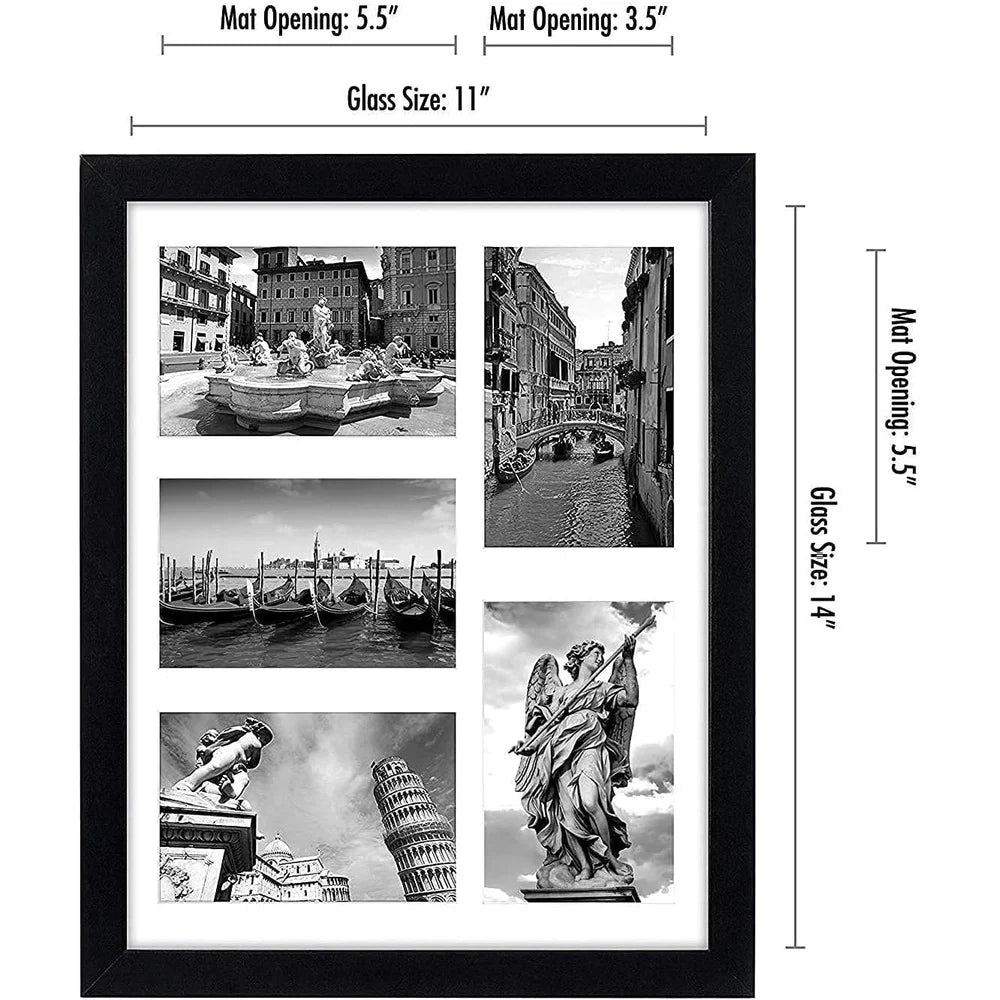 DUTRIEUX Collage Picture Frame For 5 Photos Modern Design