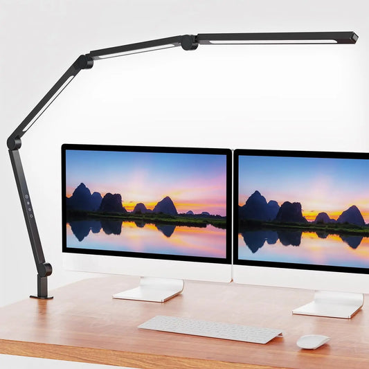 Aiopp LED Desk Lamp With Clip Multi Angle Flexible Office