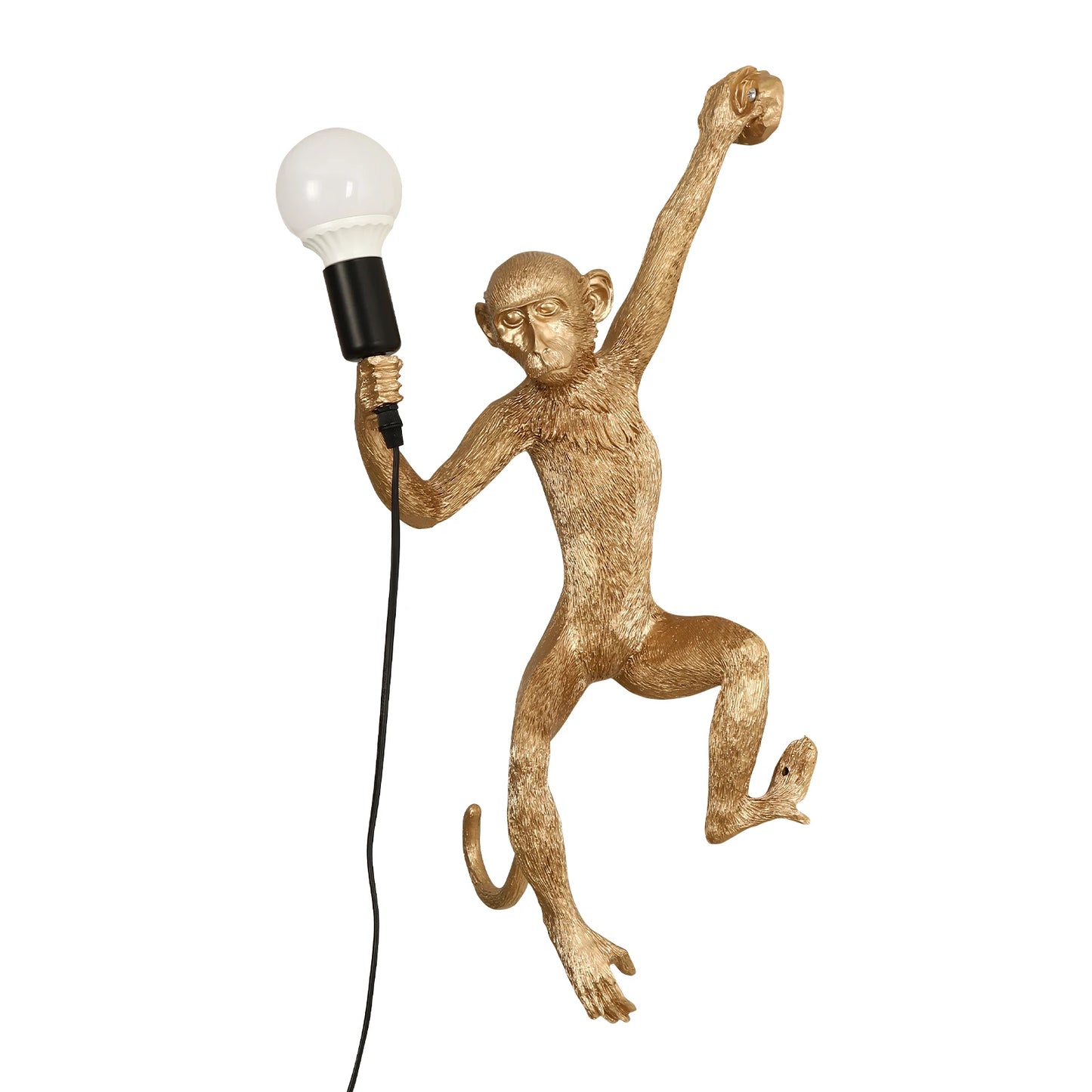 Retro Monkey Wall Light Resin Novelty Wall Lamp Decor