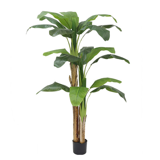 HiMISSCN Artificial Banana Tree Faux Plant For Home Decor