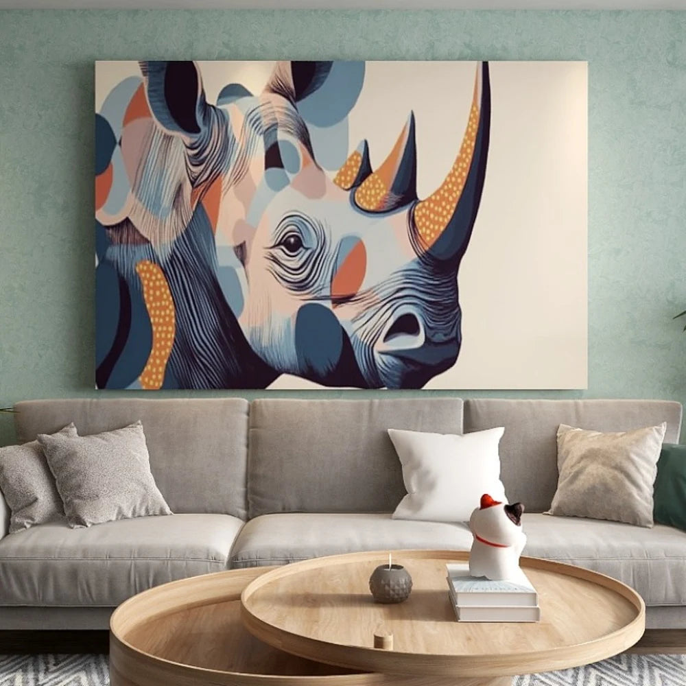 Canvas Wall Art Pine Wood Frame Bedroom
