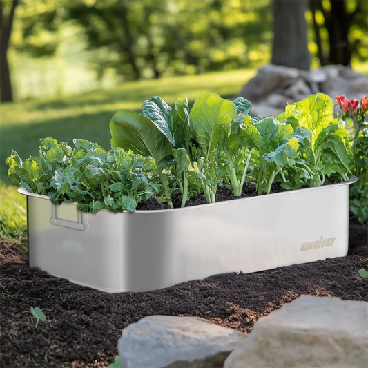 Finishing Gardening Box Decks Stainless Steel Plant Bed Set